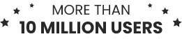 10 million users logo